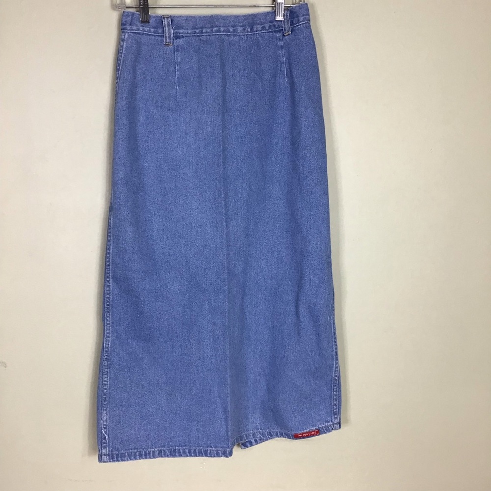 No Excuses Women’s Vintage Maxi Denim Skirt Size 9/10